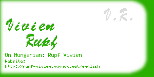 vivien rupf business card